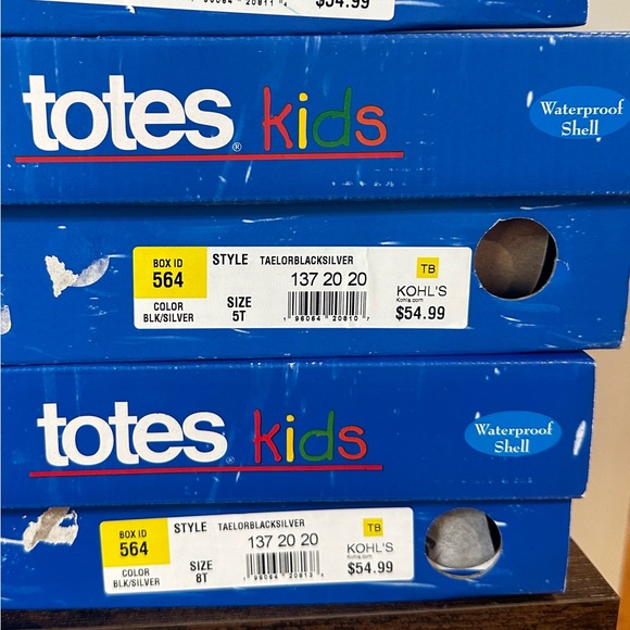 Totes Toddler Boy Taelor Black Waterproof Winter Boots NWT Various Sizes - Picture 6 of 7